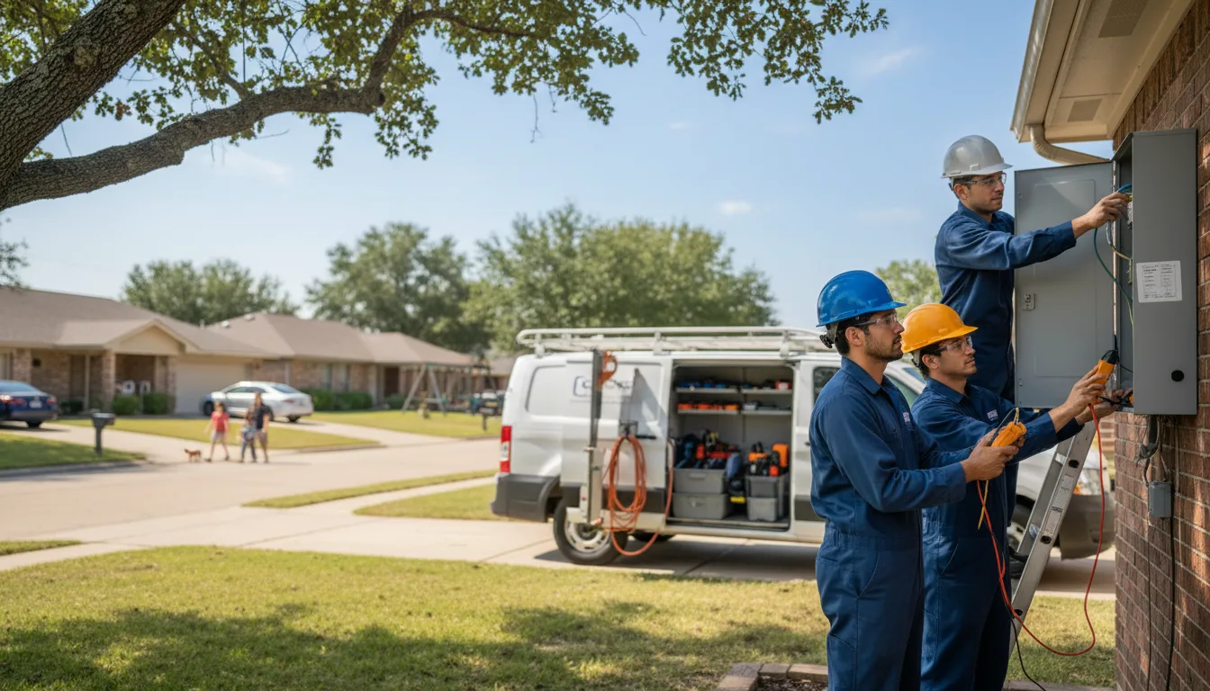 Certified electrician providing emergency electrical services in Heth, AR